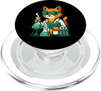Humour de Laboratoire de Chimie Scientifique de Chat drôle PopSockets PopGrip pour MagSafe