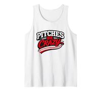 Humour de Lancement de Baseball | Pitcher Life Pitcher Dad Coach Débardeur