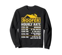 Humour de l'entrepreneur en toiture drôle de Couvreur Sweatshirt
