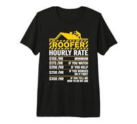 Humour de l'entrepreneur en toiture drôle de Couvreur T-Shirt Haut de Gamme