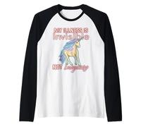 Humour de maladie Invisible, Licorne, Douleur Chronique, Handicap Manche Raglan