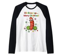 Humour de Noël Amusant pour Grandir Les Vacances Manche Raglan