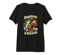 Humour de pêche aux Gros Poissons T-Shirt Haut de Gamme