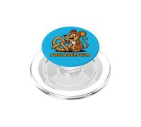 Humour de Philadelphie - Souris Mangeant des bretzels PopSockets PopGrip pour MagSafe