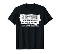 Humour de ponctuation pour Les Femmes écrivaines et enseignantes de Grammaire T-Shirt