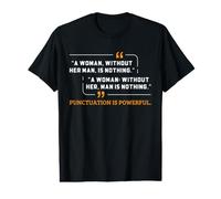 Humour de ponctuation pour Les Femmes écrivaines et enseignantes de Grammaire T-Shirt Graphique avec Valeur