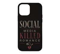 Humour de Rencontre Romantique tué par Les médias Sociaux Vintage Coque pour iPhone 12 Mini
