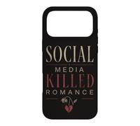 Humour de Rencontre Romantique tué par Les médias Sociaux Vintage Coque pour iPhone 17 Pro Max