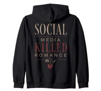 Humour de Rencontre Romantique tué par Les médias Sociaux Vintage Sweat à Capuche