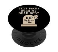 Humour de rupture fantôme Rencontres Échec AF unique Anti-Saint-Valentin PopSockets PopGrip Adhésif