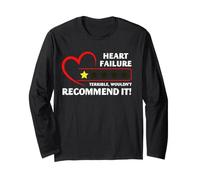 Humour de survivant d'insuffisance Cardiaque Sensibilisation à la récupération Cardiaque Manche Longue