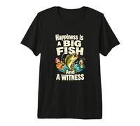 Humour de témoin pêcheur Big Catch T-Shirt Haut de Gamme