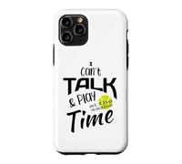 Humour de Tennis Amusant « I Can't Talk and Play at The Same Time » Coque pour iPhone 11 Pro