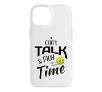 Humour de Tennis Amusant « I Can't Talk and Play at The Same Time » Coque pour iPhone 14