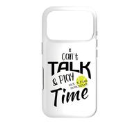 Humour de Tennis Amusant « I Can't Talk and Play at The Same Time » Coque pour iPhone 17 Pro