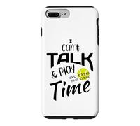 Humour de Tennis Amusant « I Can't Talk and Play at The Same Time » Coque pour iPhone 7 Plus/8 Plus