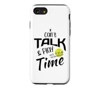 Humour de Tennis Amusant « I Can't Talk and Play at The Same Time » Coque pour iPhone SE (2020) / 7/8