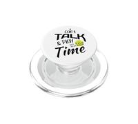 Humour de Tennis Amusant « I Can't Talk and Play at The Same Time » PopSockets PopGrip pour MagSafe