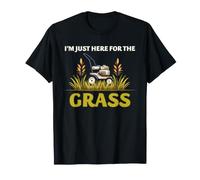 Humour de Tonte de pelouse Juste Ici pour la Conception de la Cour d'herbe T-Shirt