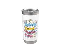 Humour de vacances de retour de cabine de bateau de croisière Gobelet isotherme en acier inoxydable double paroi