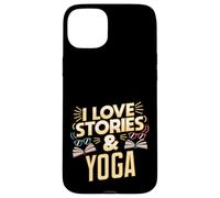 Humour de Yoga pour Les Amateurs de Livres pour Les lecteurs Qui Aiment Les Histoires Coque pour iPhone 15 Plus