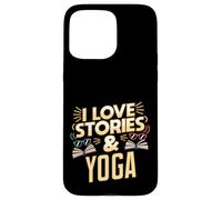 Humour de Yoga pour Les Amateurs de Livres pour Les lecteurs Qui Aiment Les Histoires Coque pour iPhone 15 Pro Max