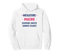 Humour départ Maire Fille métier Meilleure Maire Sweat à Capuche