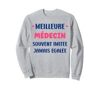Humour départ médecin Fille métier Meilleure médecin Sweatshirt