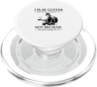Humour des Joueurs de Guitare Amusants I Play Guitar Because Like It PopSockets PopGrip pour MagSafe
