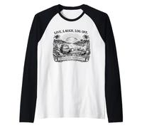 Humour Détox Numérique Drôle Capybara Relaxation Humour Manche Raglan