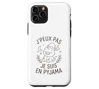 Humour Dormir Dodo flemme Je Peux Pas Je suis en Pyjama Coque pour iPhone 11 Pro