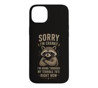 Humour drôle 70e Anniversaire Raton Laveur Terrible années 70 Coque pour iPhone 14 Plus
