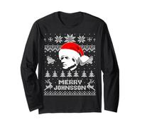 Humour drôle Andrew Président Johnson Noël Holiday Humour Manche Longue