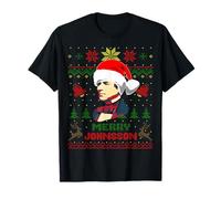 Humour drôle Andrew Président Johnson Noël Holiday Humour T-Shirt