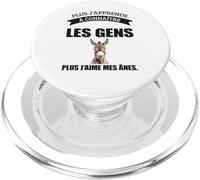 Humour Drôle Animaux de Ferme Ânes Relations Humaines PopSockets PopGrip pour MagSafe