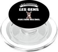 Humour Drôle Animaux de Ferme Ânes Relations Humaines PopSockets PopGrip pour MagSafe