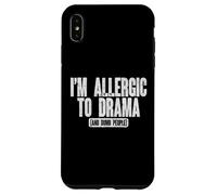Humour drôle Anti-Drame Sarcastique collègue Coque pour iPhone XS Max