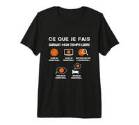 Humour Drôle Cadeau Basketball Graphique Basketteur T-Shirt Haut de Gamme