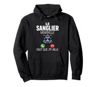 Humour Drôle Chasse Chasseur Sanglier Appel Téléphone Sweat à Capuche