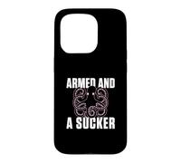 Humour drôle de Pieuvre armé et Ventouse pour Les biologistes Marins Coque pour iPhone 15 Pro