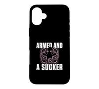 Humour drôle de Pieuvre armé et Ventouse pour Les biologistes Marins Coque pour iPhone 16 Plus