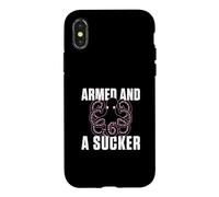 Humour drôle de Pieuvre armé et Ventouse pour Les biologistes Marins Coque pour iPhone X/XS