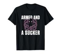 Humour drôle de Pieuvre armé et Ventouse pour Les biologistes Marins T-Shirt