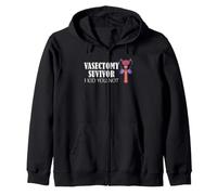 Humour drôle de survivant de vasectomie I Kid You Not Scissors Sweat à Capuche
