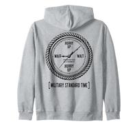 Humour drôle « Dépêchez-Vous et Attendez » Sweat à Capuche