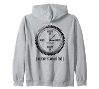 Humour drôle « Dépêchez-Vous et Attendez » Sweat à Capuche
