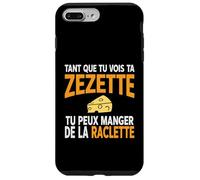 Humour drôle Fromage raclette Tant Que tu Vois ta zezette Coque pour iPhone 7 Plus/8 Plus