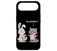 Humour drôle Lapin de Pâques Raton Laveur Voleur de Chocolat Coque pour iPhone Air