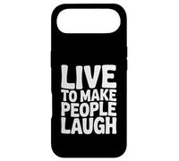 Humour drôle Live to Make People Laugh Coque pour iPhone Air