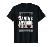 Humour Drôle Meilleur Chef d'orchestre Préféré du Père Noël T-Shirt